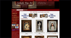 Desktop Screenshot of catholicfineart.com